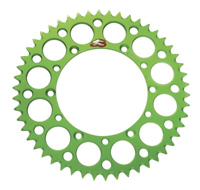 Renthal Ultralight Rear Sprocket 65 Green 408U-420-50GEGN