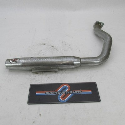 Harley Vintage Paughco FuBaR Rear Exhaust Drag Pipe Chrome Chopper Bob