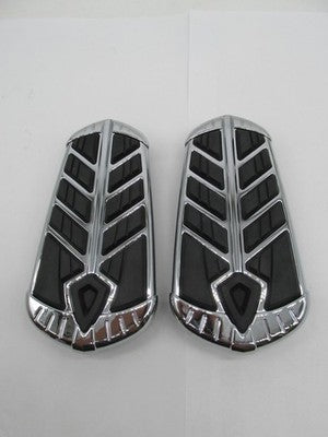 Kuryakyn NOS Indian Spear Passenger Floorboard Inserts Chrome 5656