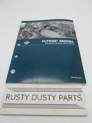 Harley-Davidson Official Factory 2009 FLTRSE Model Parts Catalog 99433-09