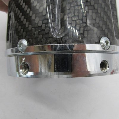 Vance & Hines NOS Hi-Output Harley Carbon Fiber Straight Exhaust Tip E