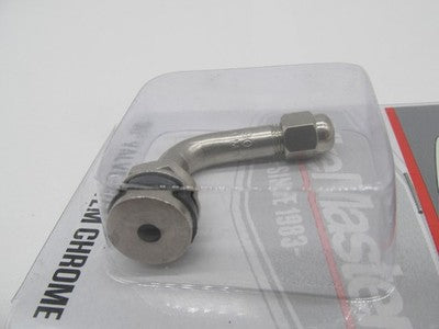 Bikemaster Motorcycle ATV UTV 90 Degree Tire Valve Stem Chrome 151414
