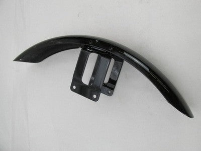 Harley-Davidson Custom Painted Front Dyna Sportster Black & Silver Fender