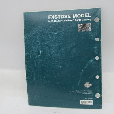 Harley-Davidson Official 2008 FXDSE2 Model Parts Catalog 99430-08