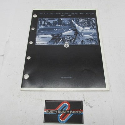 Harley Davidson Genuine 2001 FLT Police Models Parts Catalog Supplemen