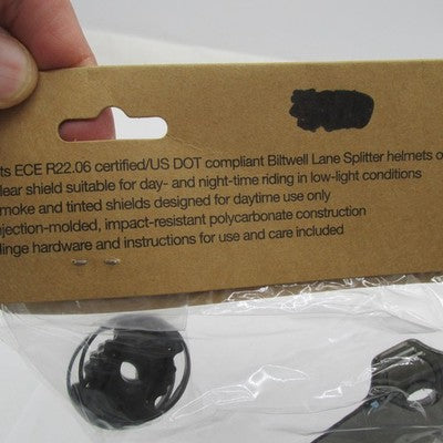 Biltwell NWT Lane Splitter Gen2 Face Shield, Gold Mirror 1112-222 | 01