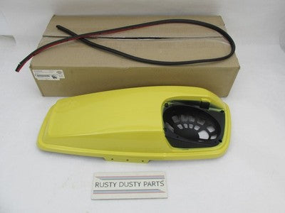 Harley Davidson Genuine NOS NIB RH Saddlebag Speaker Lid Kit Yellow 9