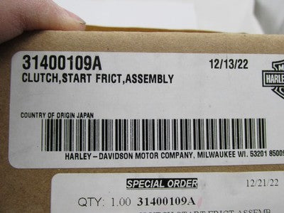 Harley-Davidson OEM NOS Starter Friction Clutch Gear Assembly 31400109