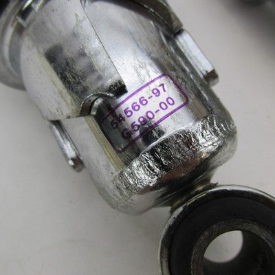Pair of Harley Genuine OEM Chrome 11-3/4" 11.75" Rear Shock Absorbers