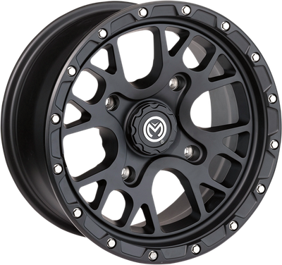 Moose Racing 545X ATV/UTV Wheels 14X7 - 4/156 Satin Black 0230-1099