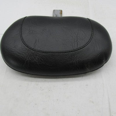 Mustang Adjustable Smooth Driver Backrest w/Chrome Studs Harley Tourin