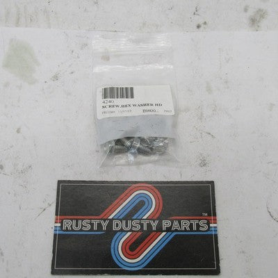 Lot of 10 Harley-Davidson OEM NOS 10-24 x 3/16" Hex Washer Head Screws