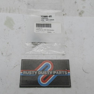 Lot of 6 Harley-Davidson OEM NOS 20-22 AWG Pin Terminals 72008-05