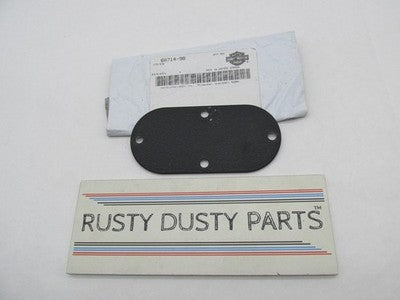 Harley-Davidson Genuine NOS Softail Wrinkle Black Inspection Cover 607