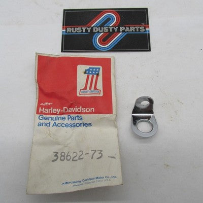 Harley Davidson Genuine NOS Speedometer Cable Bracket Front Fender 368