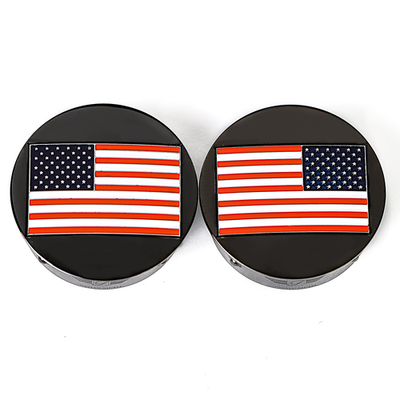 FIGURATI DESIGNS Swing Arm Covers American Flag - Custom - Reversed -