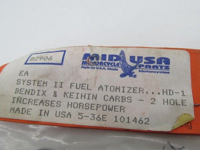 Mid USA System II Fuel Atomizer Bendix Keihin Carbs 82906