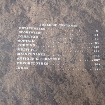 Harley Davidson 1997 Genuine Motor Accessories & Parts Catalog 99557-9