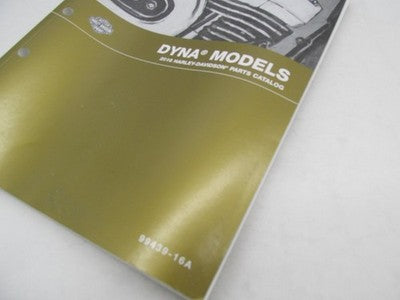 Harley-Davidson Official Factory 2016 Dyna Models Parts Catalog 99439-