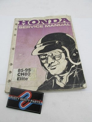 Honda Genuine Official 1985-1995 CH80 Elite Motorcycle Service Manual