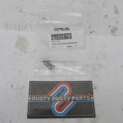 Lot of 2 Harley-Davidson OEM NOS 18-20 AWG Fuse Socket Terminals 72356