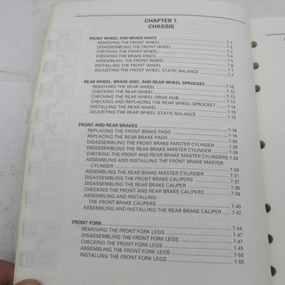 Yamaha YZF-R1K(C) Service Manual Operator Guide LIT-11616-11-25 4XV-28