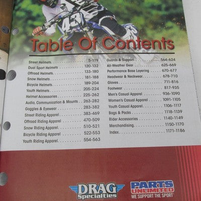 Drag Specialties Parts Unlimited 2024 Helmet and Apparel Parts Catalog