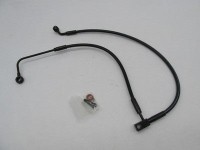 Magnum Shielding XR SS Black Harley Softail Lower ABS Brake Line 1741-