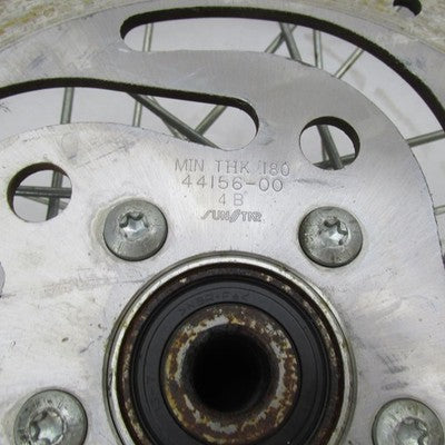Harley OEM 21x2.15x3/4" Laced Front Wheel Single Disc Rotor 43557-00 4