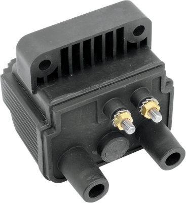 Drag Specialties Dual Fire Ignition Coils Black 3 OHM 2102-0275