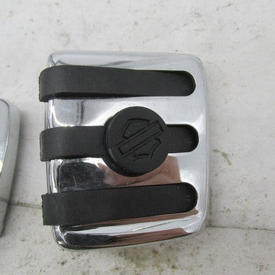Harley Davidson OEM Chrome Rubber Brake + Shifter Pads Set 42476-95 34