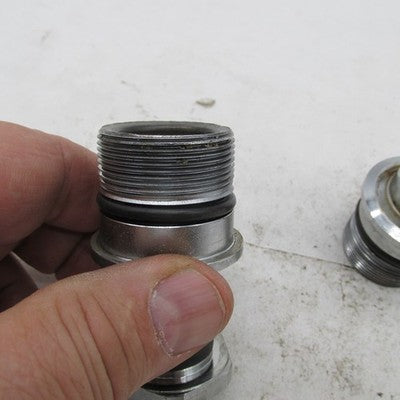 Pair of Harley Davidson OEM 41mm Chrome Fork Plug Caps FXWG FXSTC 4541