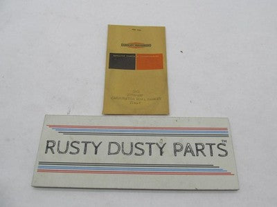 Harley-Davidson Genuine NOS Bowl Gasket Sprint 27718-69P