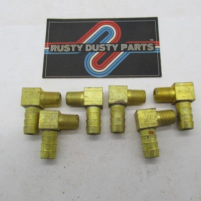 Lot of 6 Harley-Davidson OEM NOS Oil Pump 90° Elbow Fitting XL FXR FL