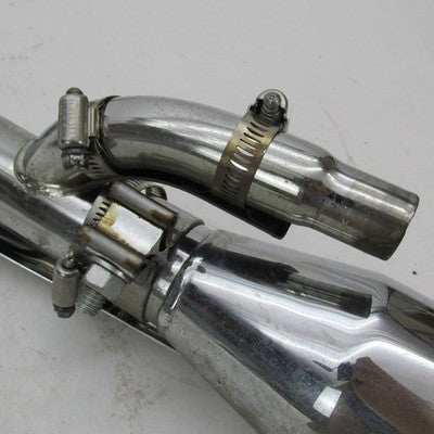 Harley Davidson OEM Chrome Right Hand Exhaust Muffler w/ Header Pipe 6