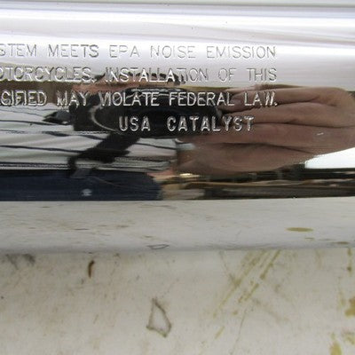Harley OEM NOS 05-06 CVO Screamin Eagle Fat Boy CAT Mufflers 65964-05