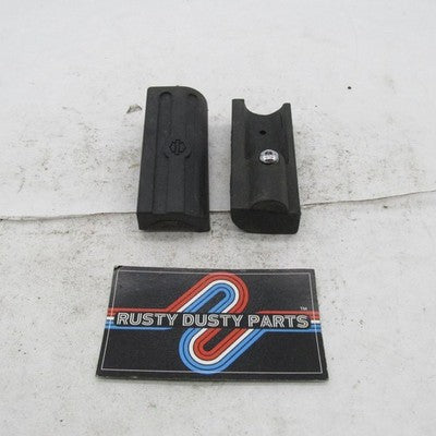Harley Davidson OEM Pair Left & Right Rubber Inserts Footpeg Bar Shiel