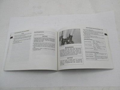 Kawasaki Official Factory KX450F Owner's Manual 99987-1839