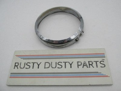 Harley-Davidson Chrome Passing Aux Auxiliary Lamp Light Trim Bezel Ring w/ Screw