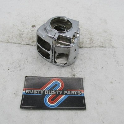 Harley OEM XL Dyna Softail Chrome Left Handlebar Switch Housing 71826-