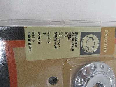 Harley-Davidson Genuine Sportster Chrome Buckshot Air Cleaner Trim Kit