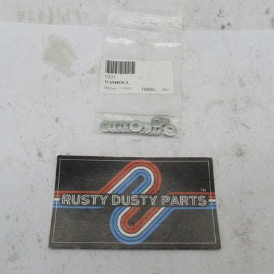 Lot of 13 Harley-Davidson OEM NOS #4 x 5/16 x 1/32 Washers 6335