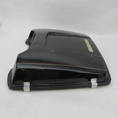 Harley OEM Tour-Pak Luggage Lid Black w/ Burgundy & Gold Pinstripes 79