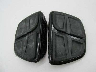 Kuryakyn Kinetic Mini Foot Boards without Adapters Gloss Black 7613