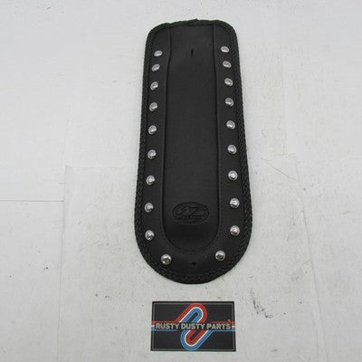Mustang Harley 15" x 5" Studded Black Vinyl Fender Bib
