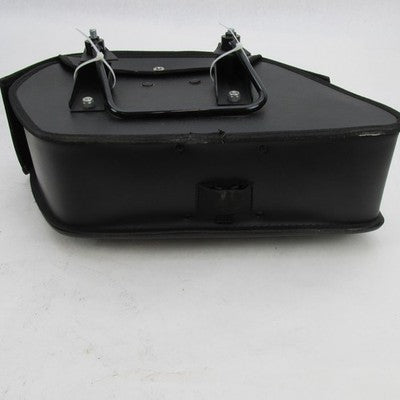 Pair of Viking Bags Large 30L Black Leather-Wrapped Hard Saddlebags WA