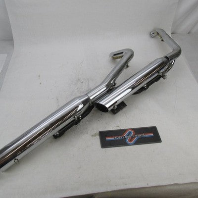 Harley Davidson OEM 12-17 Softail Shotgun Exhaust System w/ Mufflers 6
