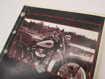 Harley-Davidson Official Factory 2001 Softail Models Parts Catalog 99455-01