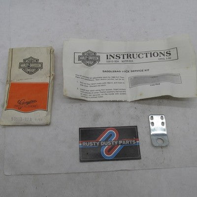 Harley Davidson OEM NOS Tour pack Latch Lock Service Kit 53513-82A