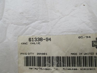 Harley Davidson Genuine NOS Petcock Fuel Valve Body 61338-94
